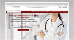 Desktop Screenshot of krankenhausberater.de